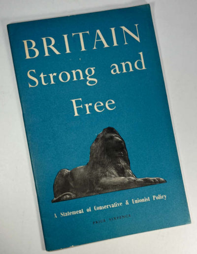 Pamphlet-Britain Strong and Free