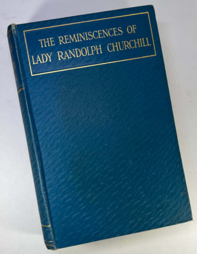 The book, Reminiscences of Lady Randolph Churchill