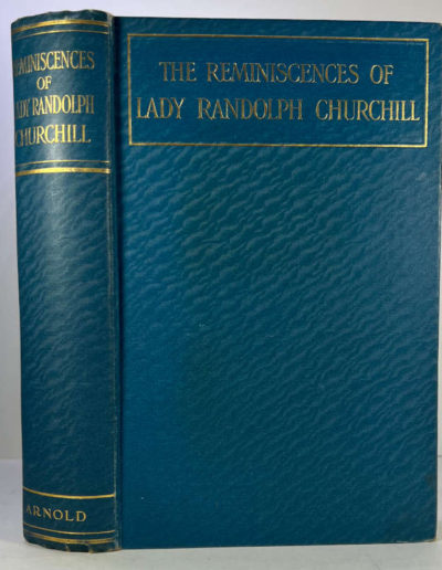 Signed Copy: Reminiscences of Lady Randolph Churchill