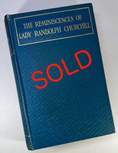 Reminiscences of Lady Randolph Churchill