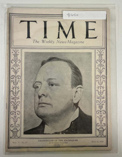 Winston Churchill: Front Cover TIME Magazine