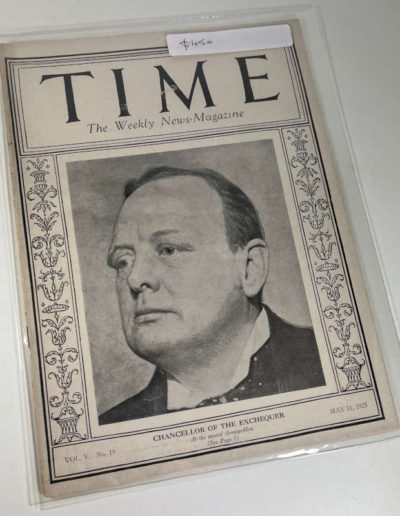 TIME Magazine Winston Churchill Front Cover