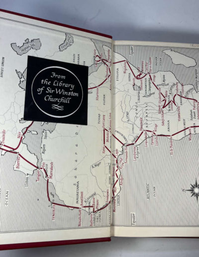 Winston Churchill Bookplate - First Journey