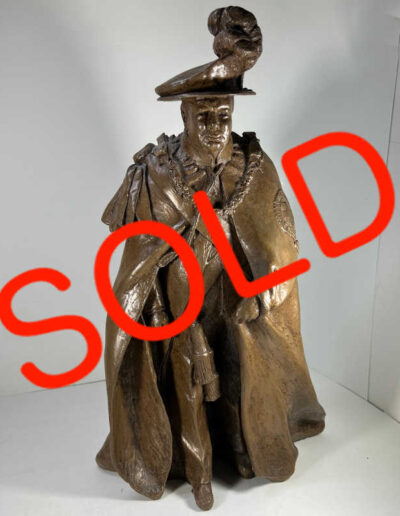 Cold Cast Bronze of Winston Churchill: SOLD