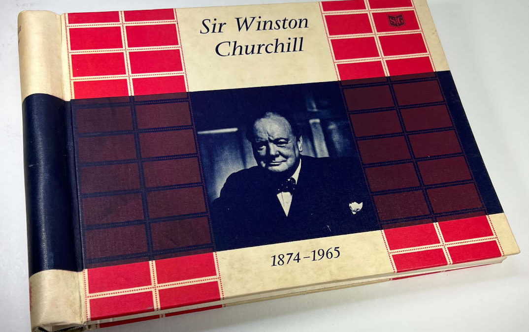 Sir Winston Churchill 1965 Commemorative Stamp Album