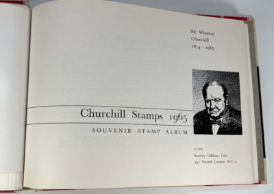 Sir Winston Churchill Commemorative Stamp Album