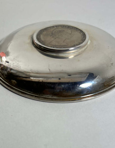 Sterling Silver Dish - Side View of Base