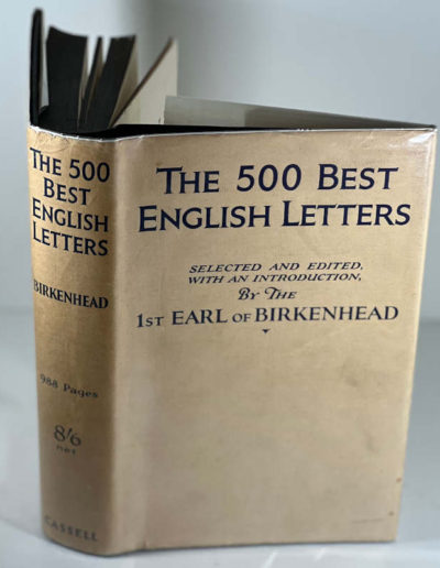 The 500 Best English Letters in Dust Jacket