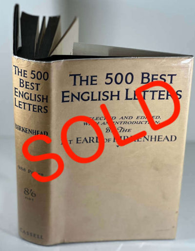 The 500 Best English Letters in Dust Jacket
