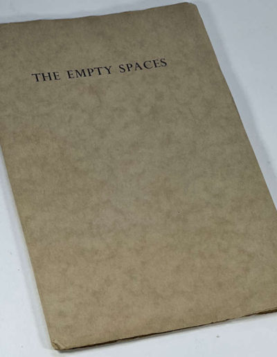 The Empty Spaces: Poems by Sarah Churchill