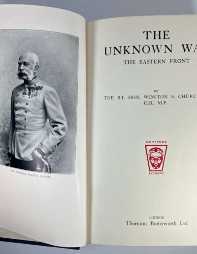 The Unknown War - Title Page
