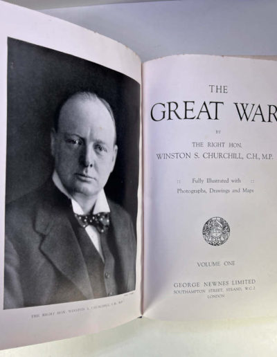 Title Page & Frontispiece -The Great War vol1
