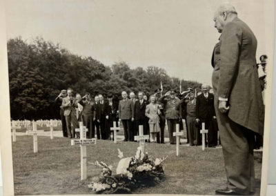 Winston Churchill Photograph at Patton's Grave