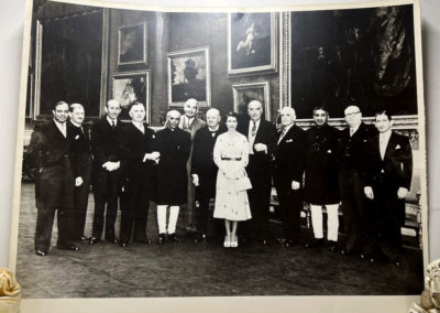 Winston Churchill Photograph with Queen Elizabeth II