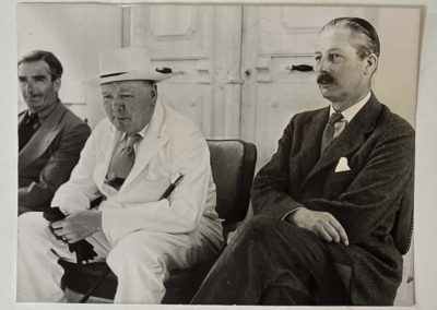 Original Press Photograph: Winston Churchill with Anthony Eden