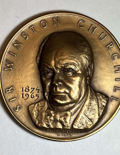 Churchill Memorial Medal in Bronze