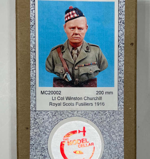 Lt. Col. Winston Churchill – Unfinished Model