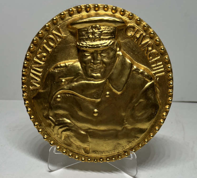 Churchill Medal by Albert de Jaeger
