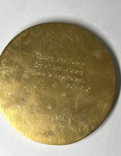 Inscription on back: Heavy Churchill gold medal