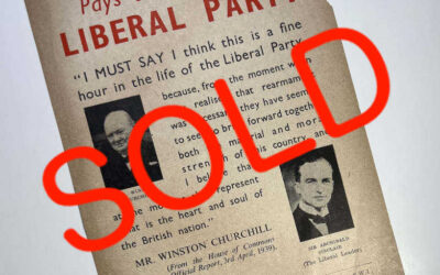 Mr. Churchill Pays Tribute To The Liberal Party