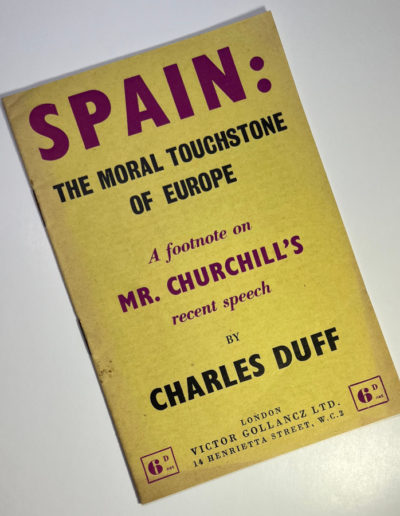 Spain-The Moral Touchstone of Europe