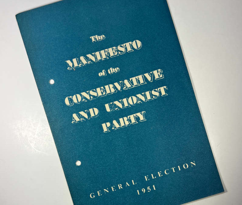 Churchill Speech: Manifesto of the Conservative & Unionist Party