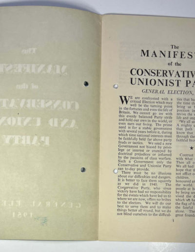 1951 Manifesto Election #883: p1