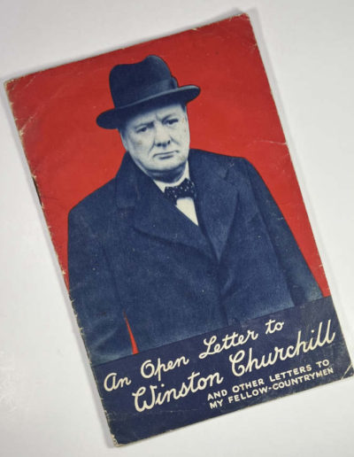 An Open Letter to Winston Churchill