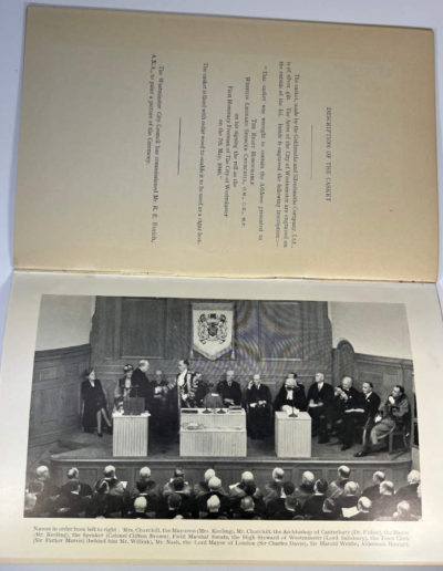 Churchill Receives the Freedom of City of Westminster: photo