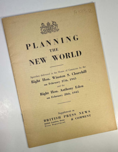 Planning The New World