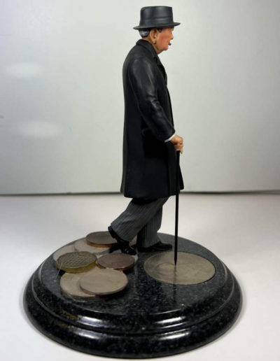 Winston Churchill Figure Side View- Royal Mint Issue