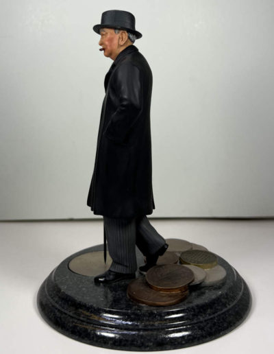 Winston Churchill Figure Side 2 View- Royal Mint Issue