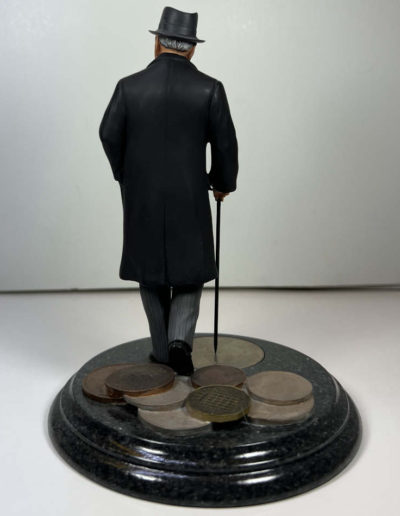 Winston Churchill Figure Back View- Royal Mint Issue