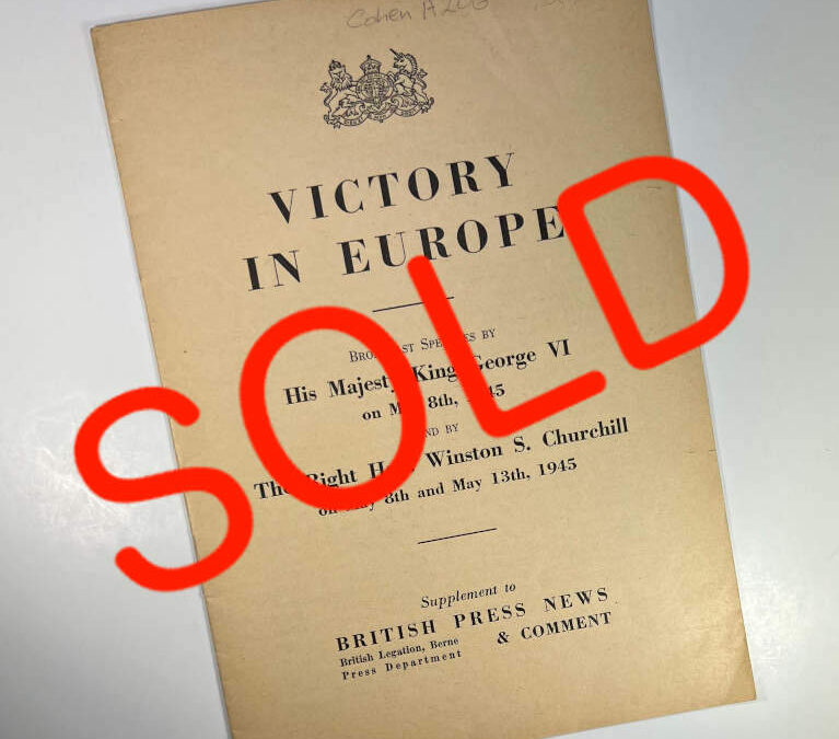 Victory in Europe: Churchill Speeches