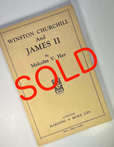 Winston Churchill and James II: SOLD