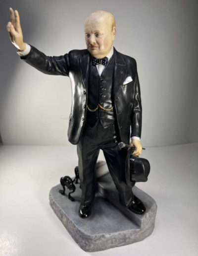 Winston Churchill Figure on Steps