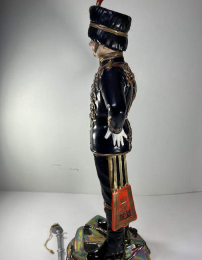 Winston Churchill Porcelain Figurine by Sutty: side view