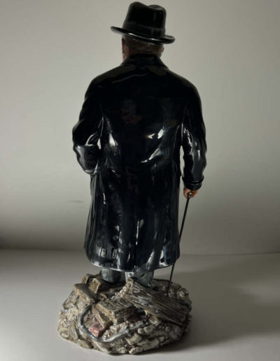 Winston Churchill Royal Doulton Figure: back view