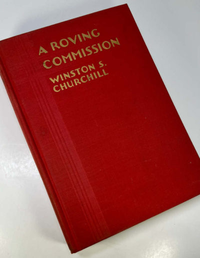 A Roving Commission-My Early Life by W. Churchill: Red Boards