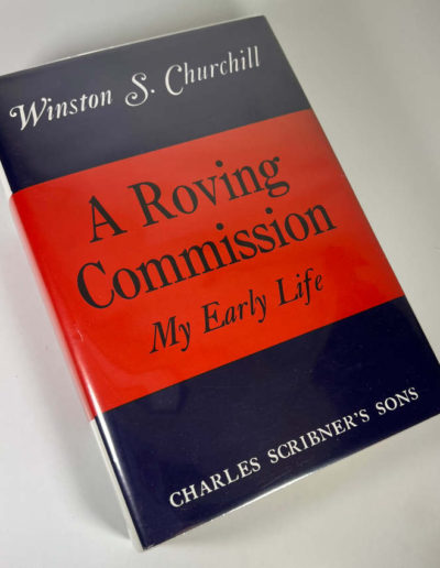 A Roving Commission-My Early Life by W. Churchill: 1st American
