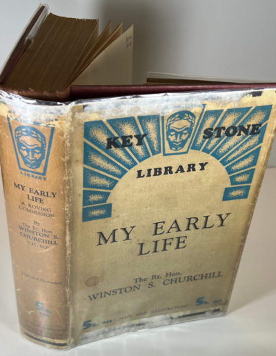 My Early Life in Dustjacket by Winston Churchill: 1st Keystone Edn