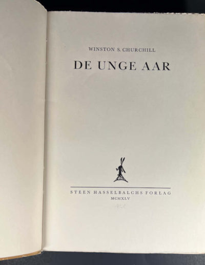 My Early Life, W. Churchill Danish: 2nd Edition