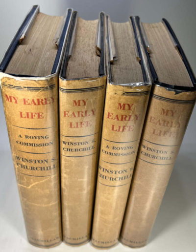 My Early Life by W. Churchill: Macmillan, 4 books