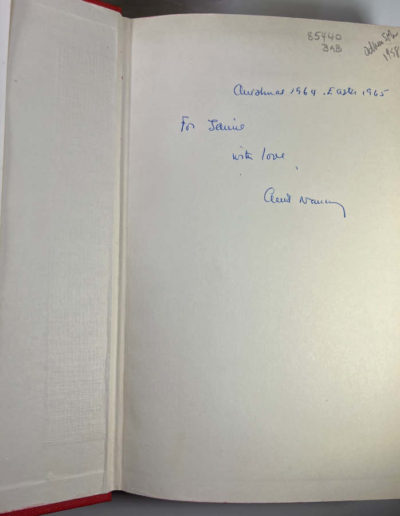 My Early Life Odhams 5th Reprint: Owner's Inscription