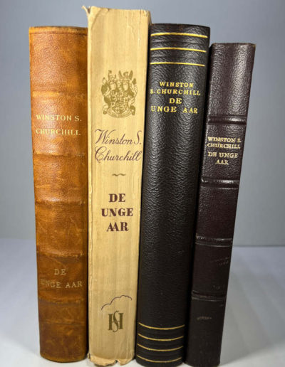 My Early Life by W. Churchill: 4 Danish Versions