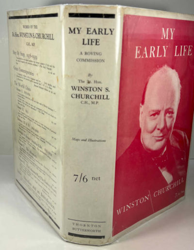 My Early Life by Winston Churchill: Butterworth in Dustjacket
