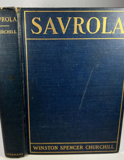 Savrola: 1st American by Winston Churchill