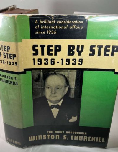 Step by Step by Winston Churchill in Dustjacket