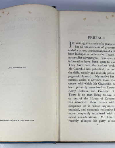 Winston Spencer Churchill - First Biography: Preface