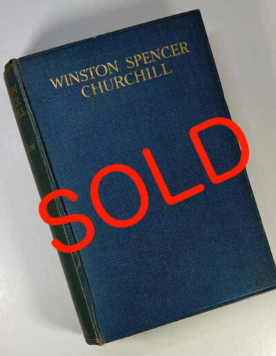 Churchill's First Biography: SOLD